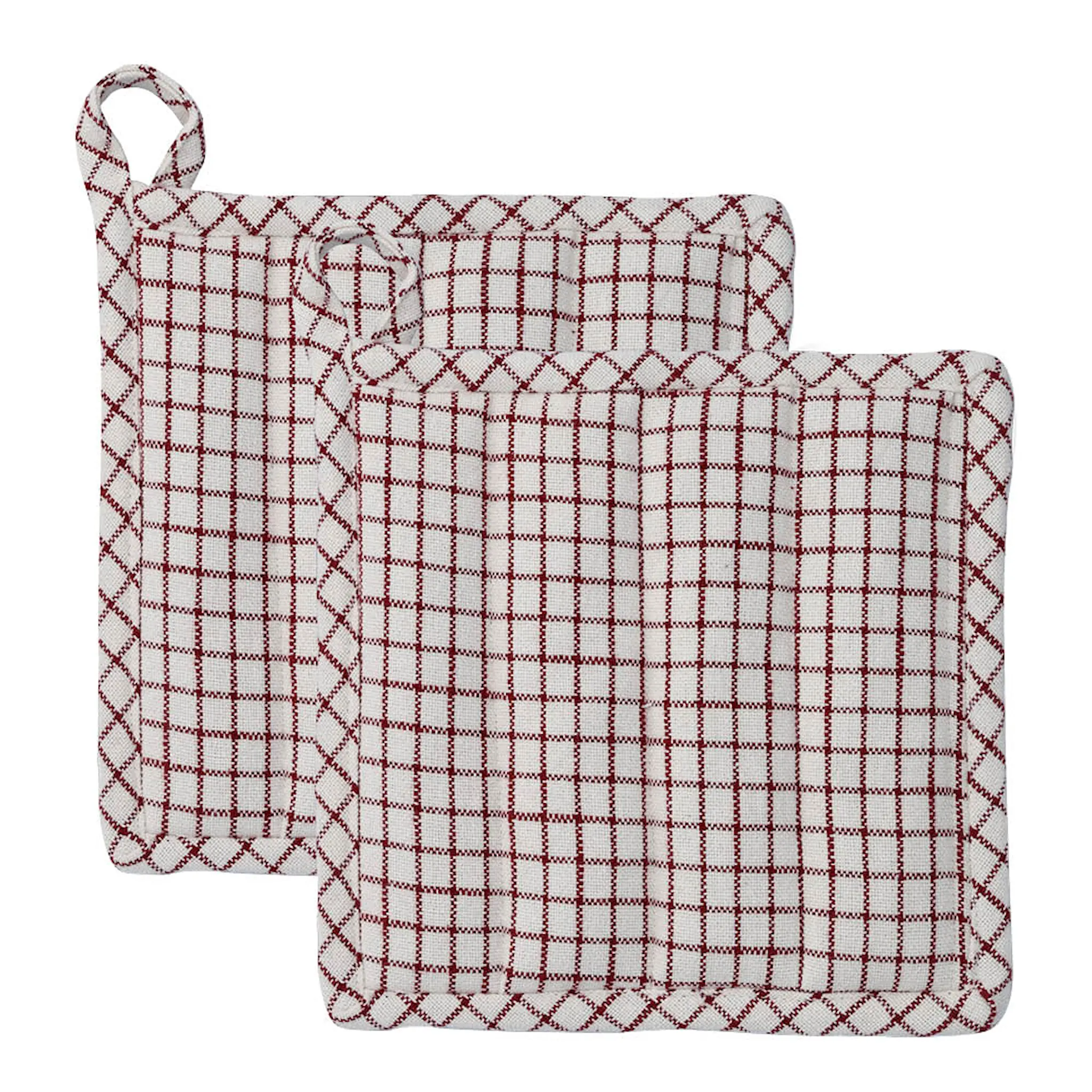 Rosendahl Garn Patalappu 22x22 cm 2 kpl Terrakotta