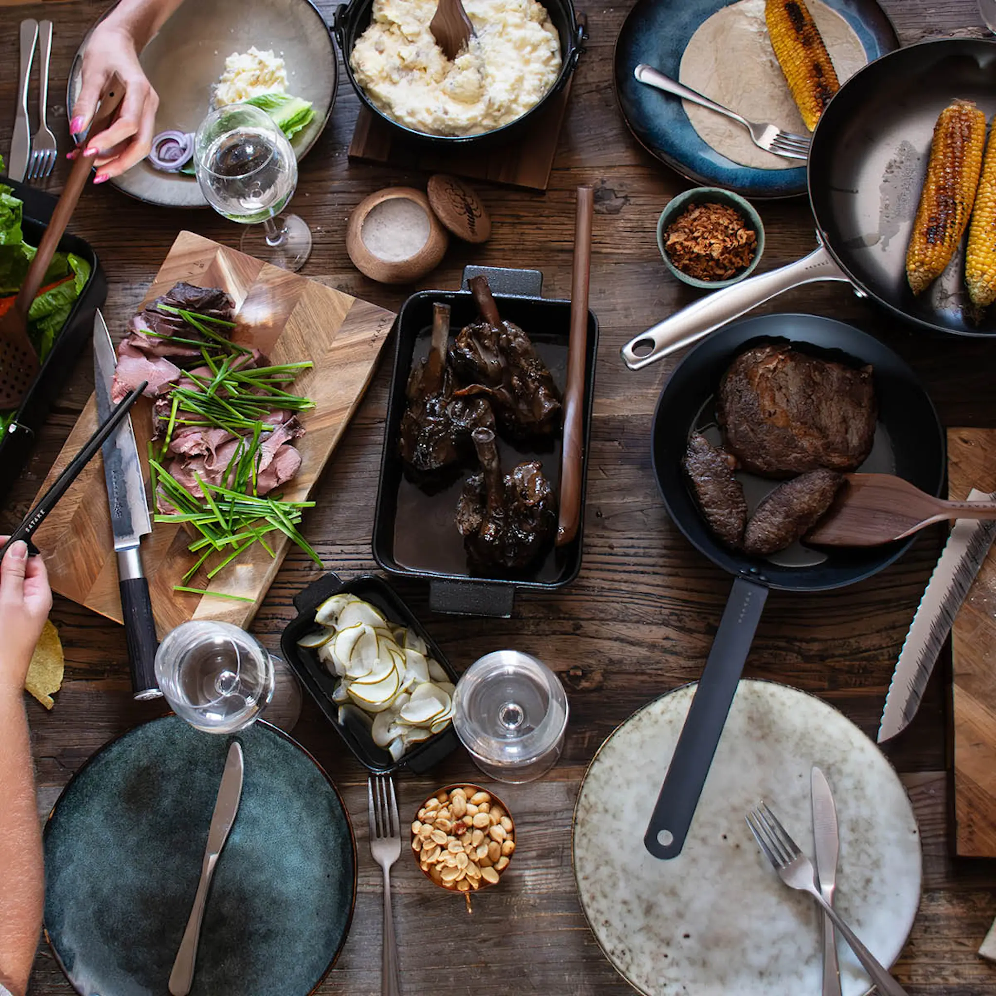 Satake Uunivuoka 37x22 cm Musta