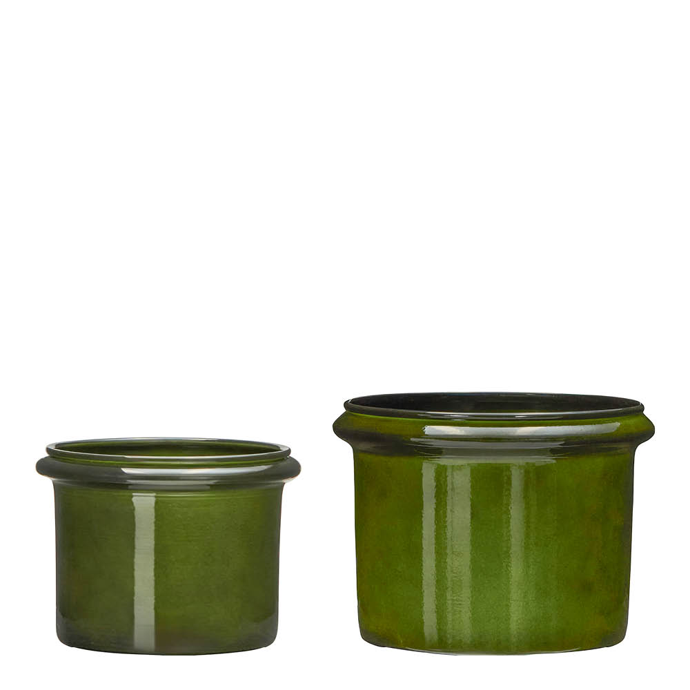 House Doctor Hoop blomsterpotte 2 stk grønn