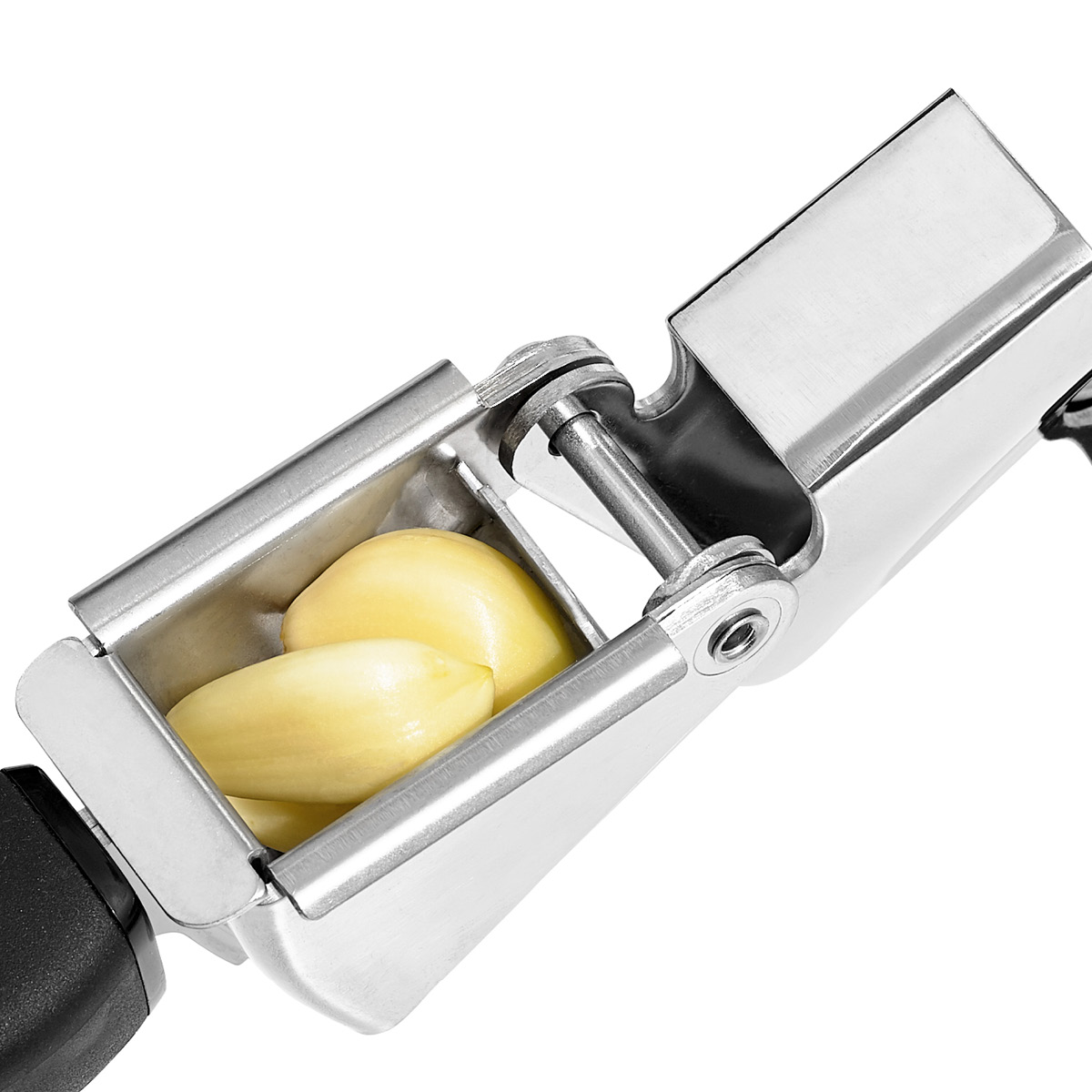 Oxo Vitlökspress 17,5 cm svart/grå