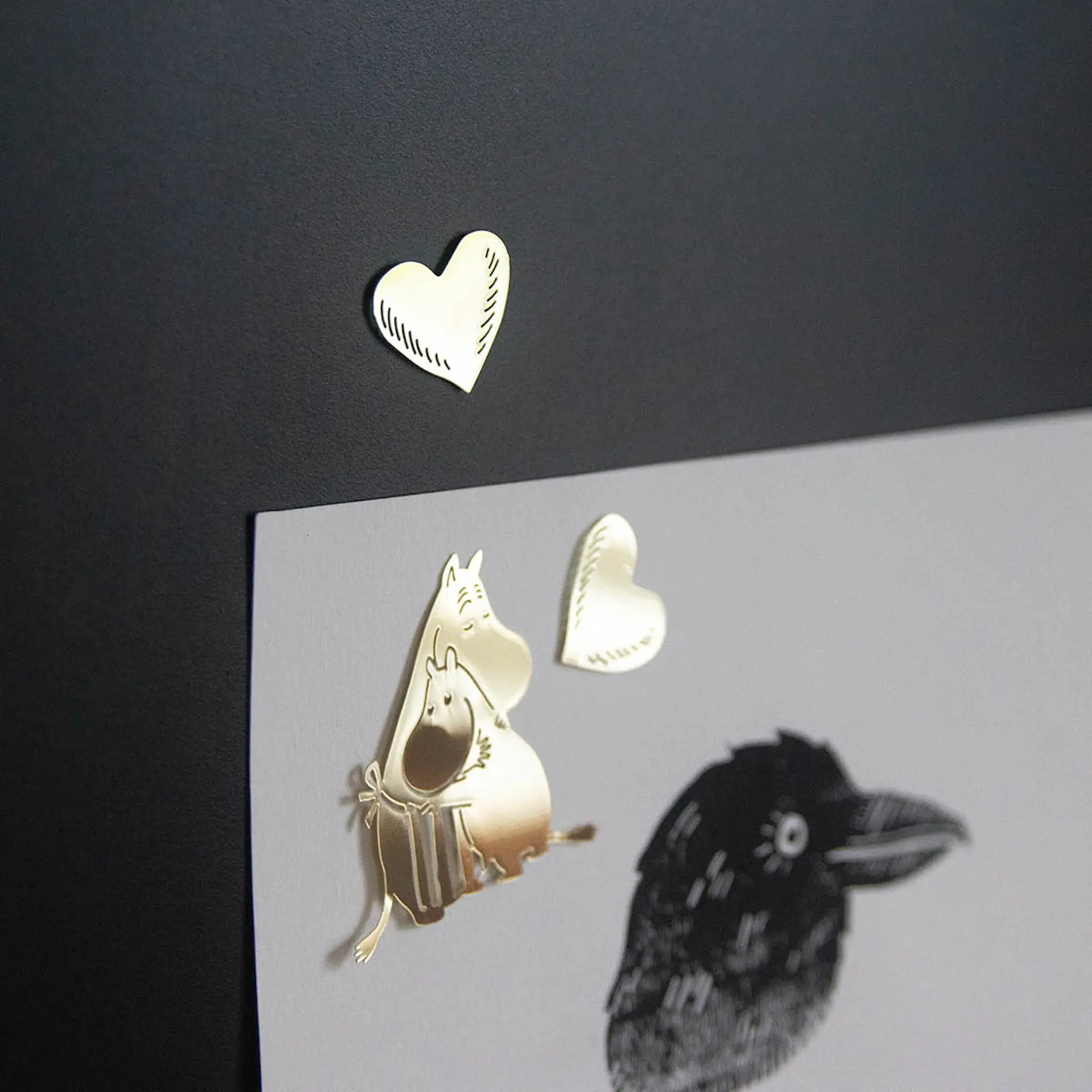 Pluto Mumin Magnet 3-pack Moomin love