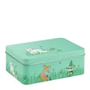 Mumin plåtburk Pojkar 14,5x10,5 cm grön