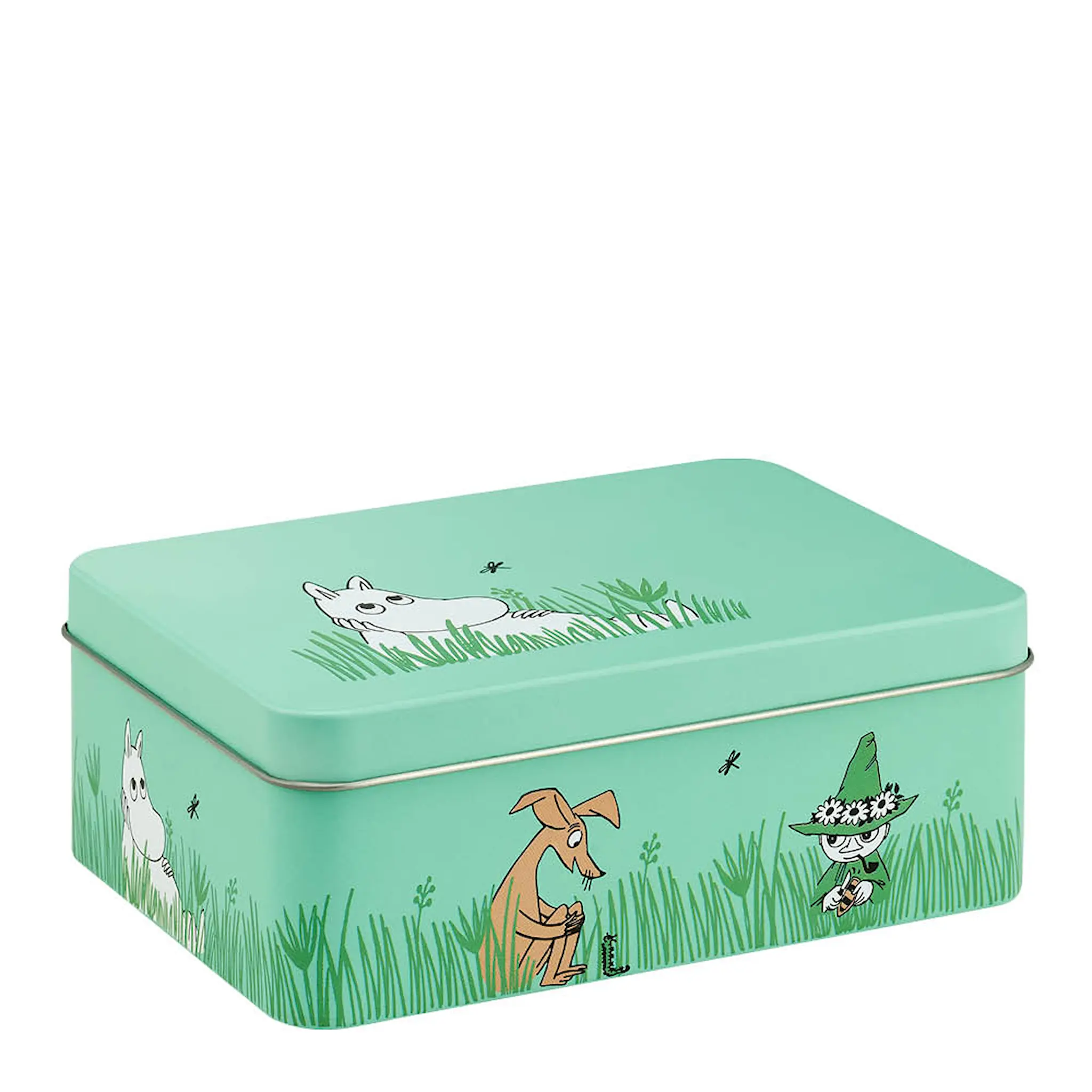 Muurla Muumi Peltipurkki pojat 14,5x10,5 cm Vihreä