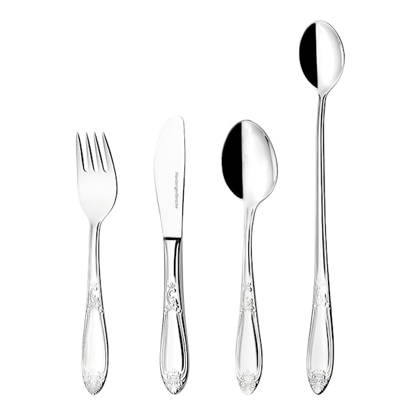 Nina barnbestick set 4 delar rostfritt stål