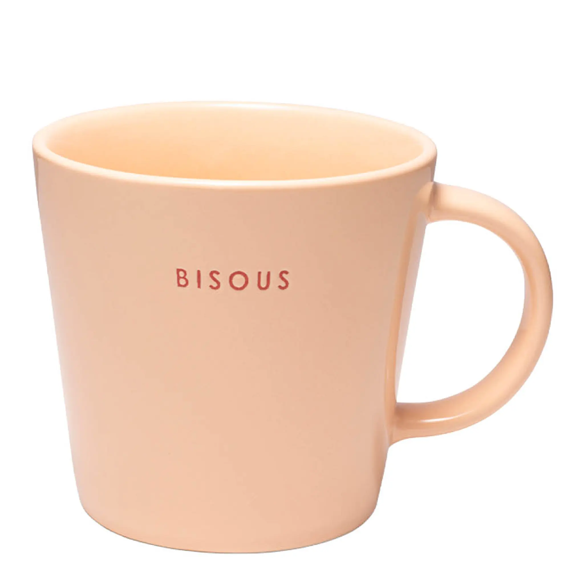 Vondels Tekopp BISOUS 35 cl laxrosa