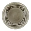 Pleat Tallrik 22 cm Grå/Brun