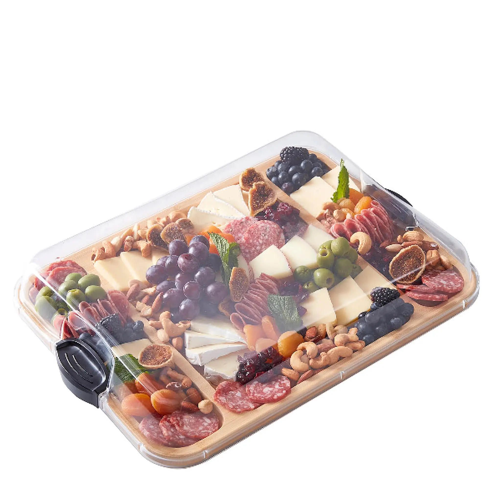 Farberware Build-a-Board Tarjoiluastia kannella 30,5x40,5 cm Kirkas/Bambu