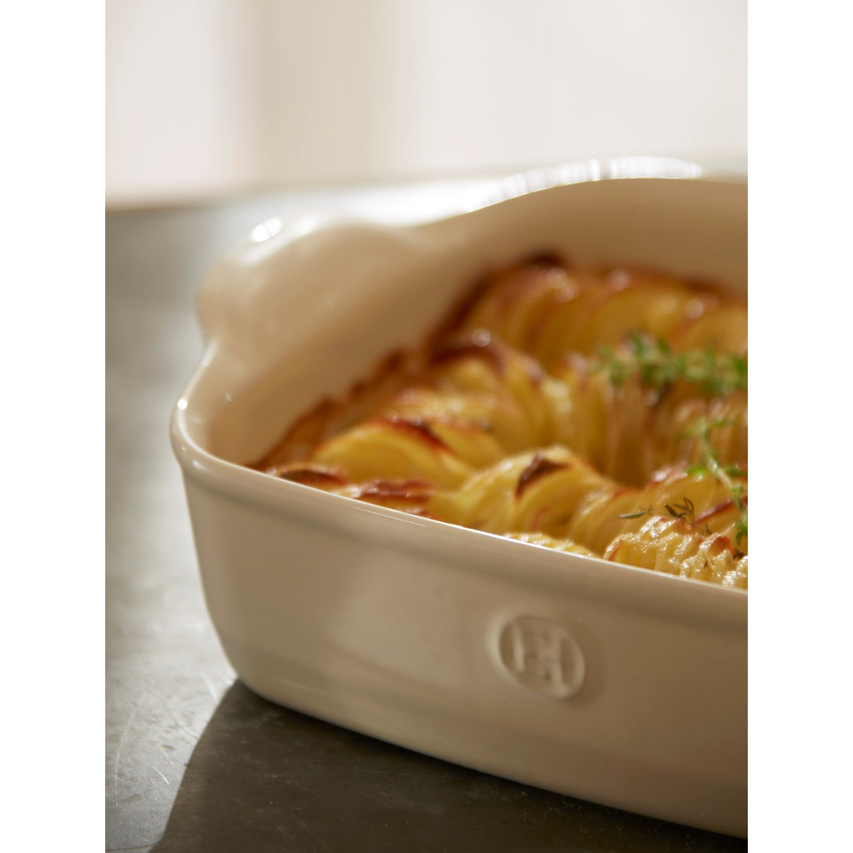 Emile Henry Ultime Uunivuoka 30x19 cm Creme