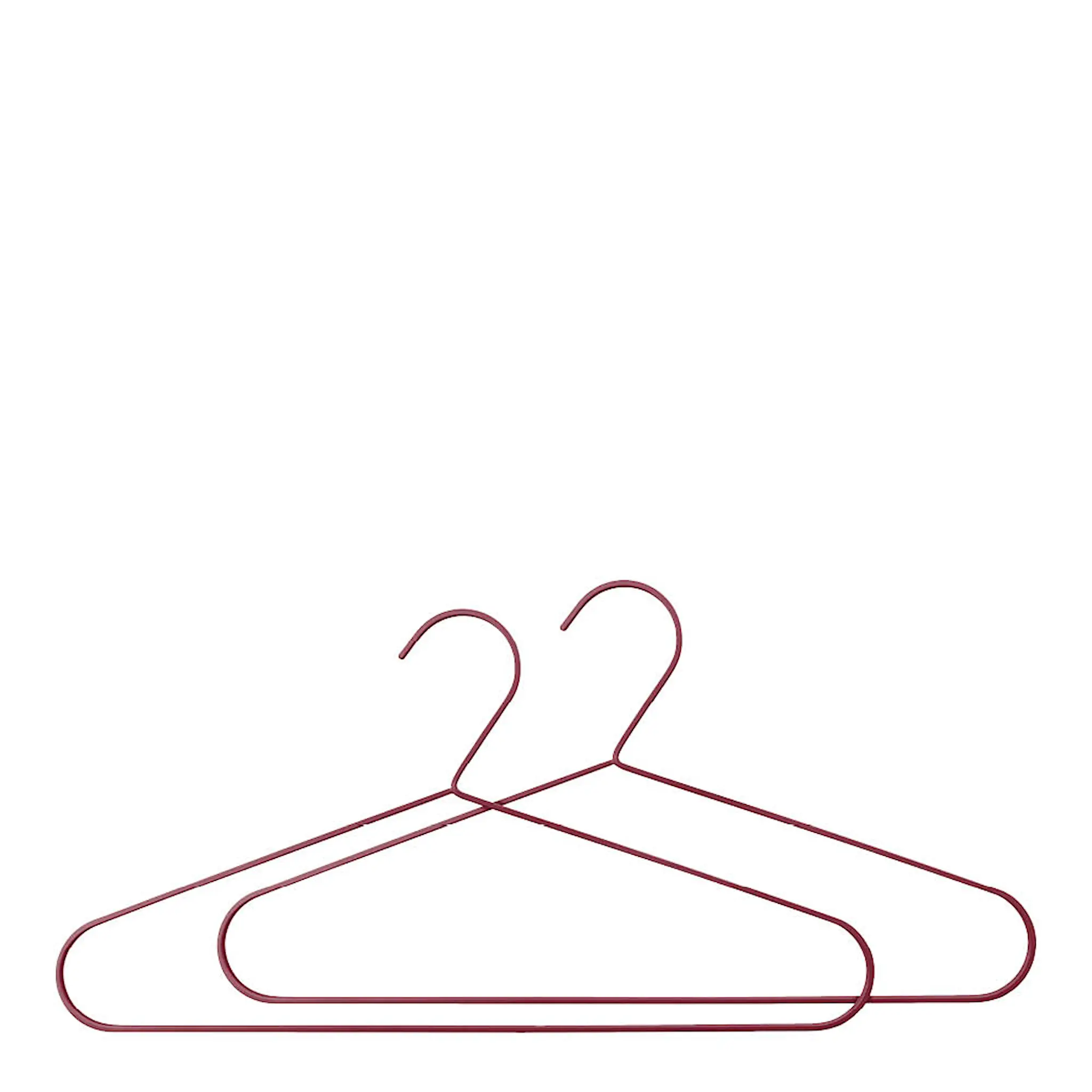 Mette Ditmer HANG-IT kleshenger 40x21 cm 2 stk vinrød