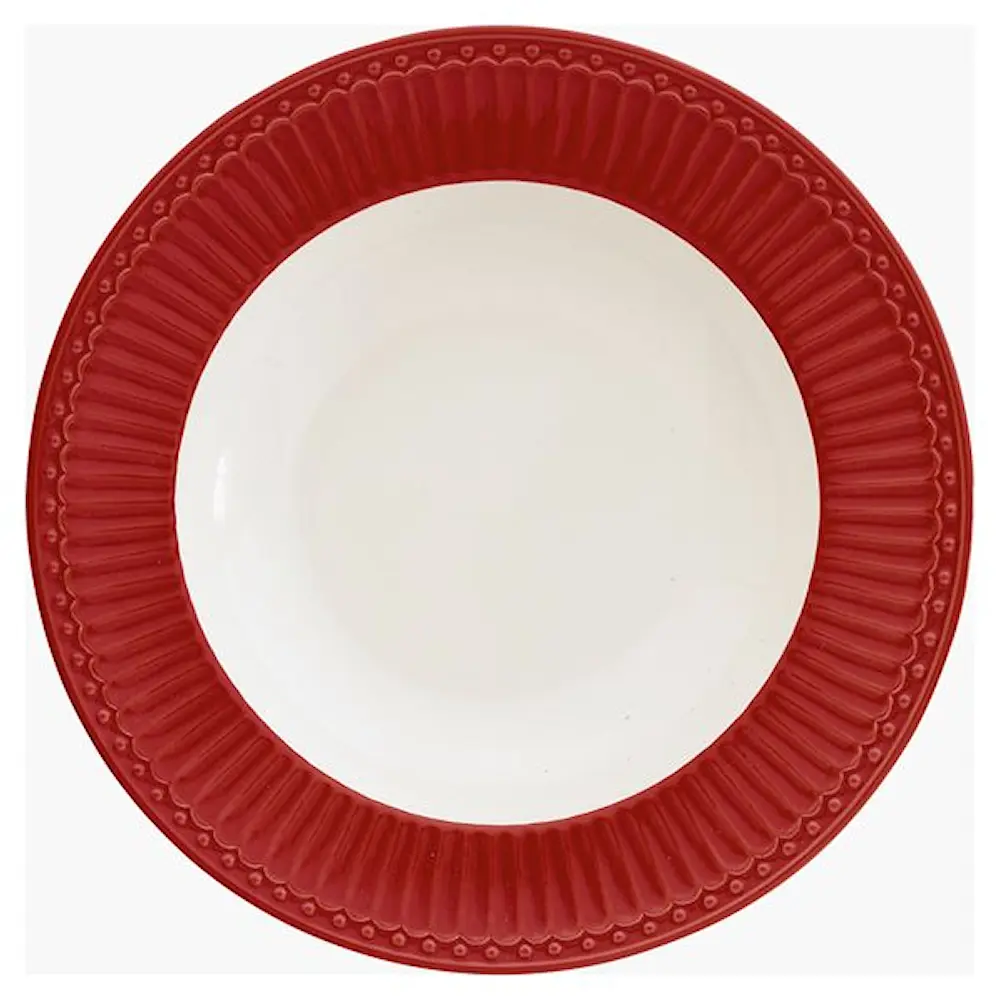 Alice dyp tallerken 21,5 cm 45 cl red