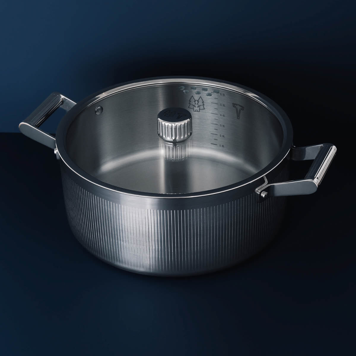 Vargen & Thor Glima gryta 7 L stål