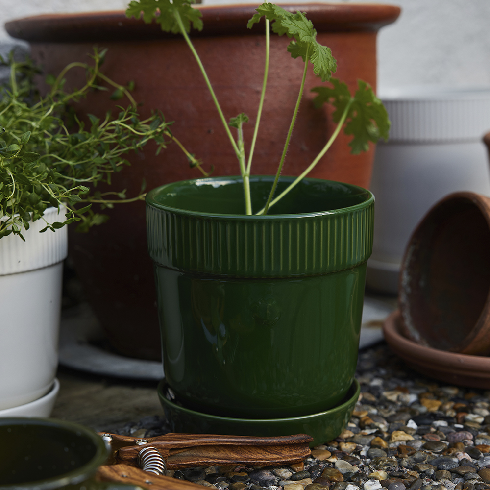 Sagaform Elise Kukkaruukku 14x15 cm Vihreä