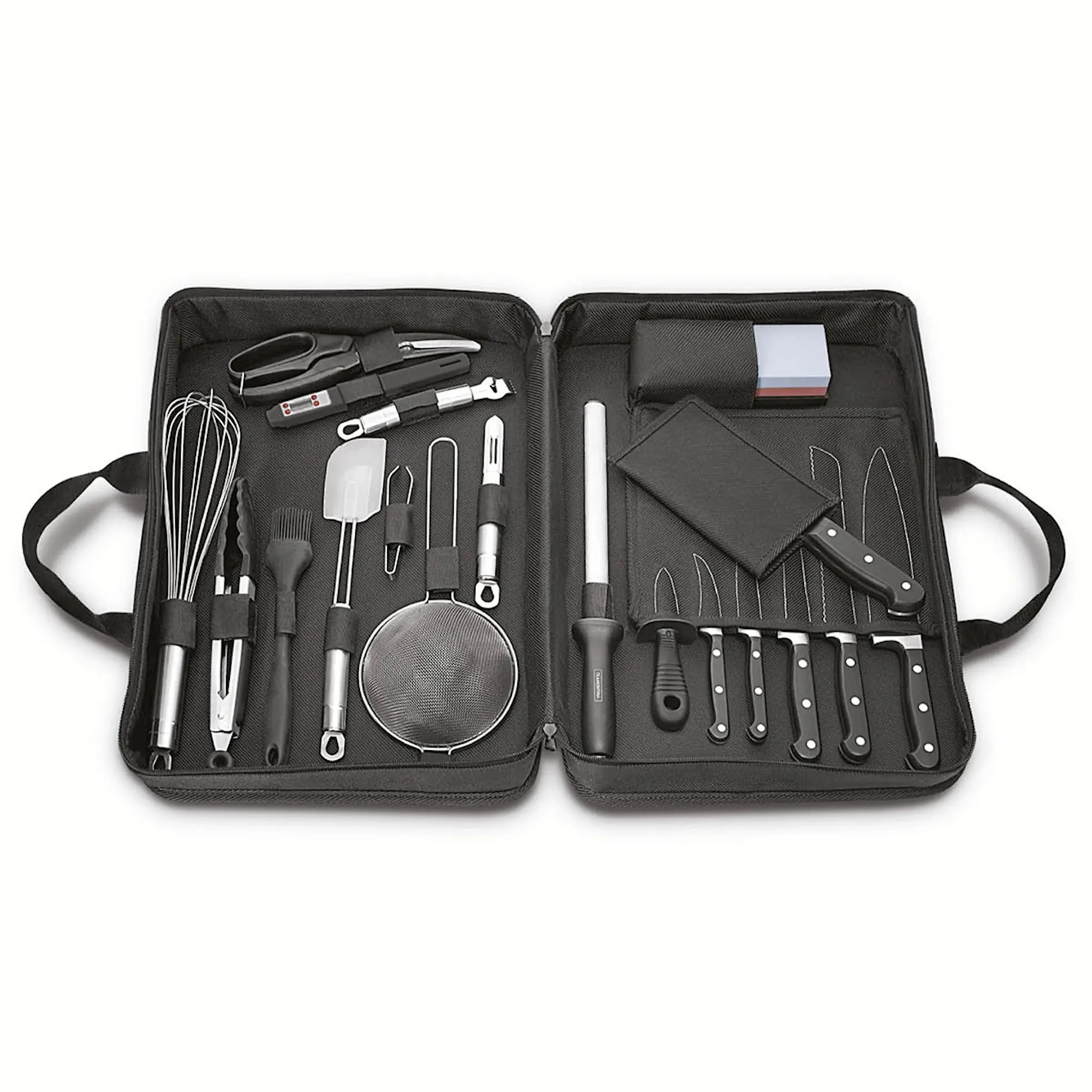 Tramontina Century Veitsi- ja keittiövälinesetti 20 osaa Musta