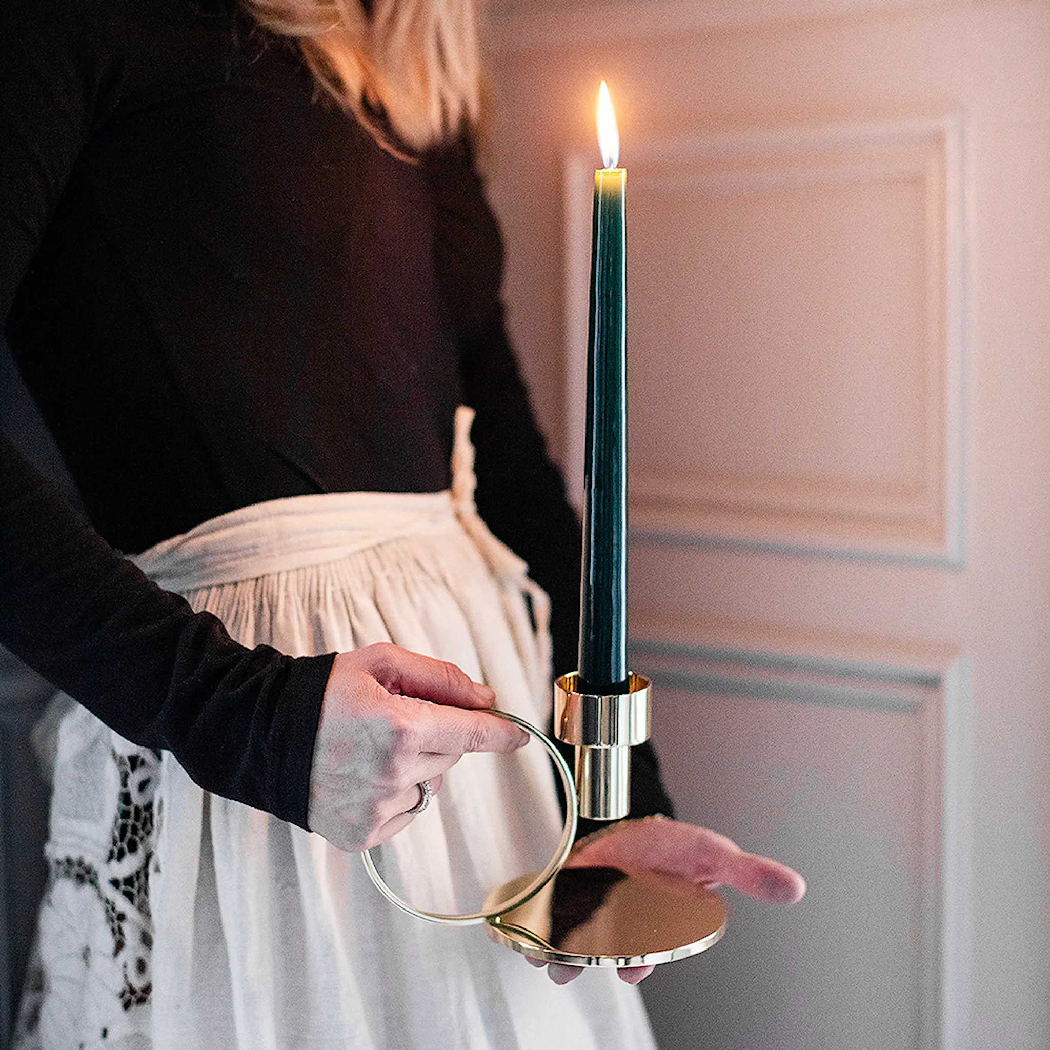 Hilke Hilke Antiikkikynttilä 30 cm 6 kpl Tummanvihreä