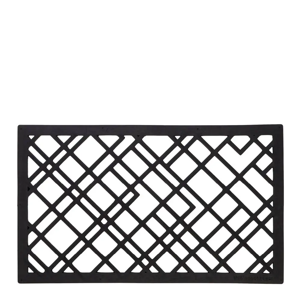 Lines Kynnysmatto 75x45x1 cm Musta