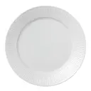 White Fluted Tallrik djup 25 cm