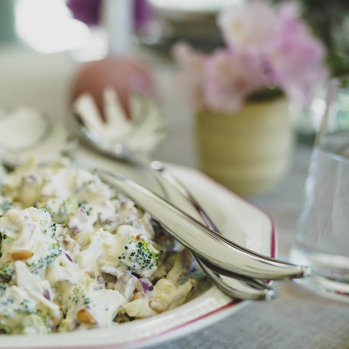 Hardanger bestikk Lykke salatsett 2 deler