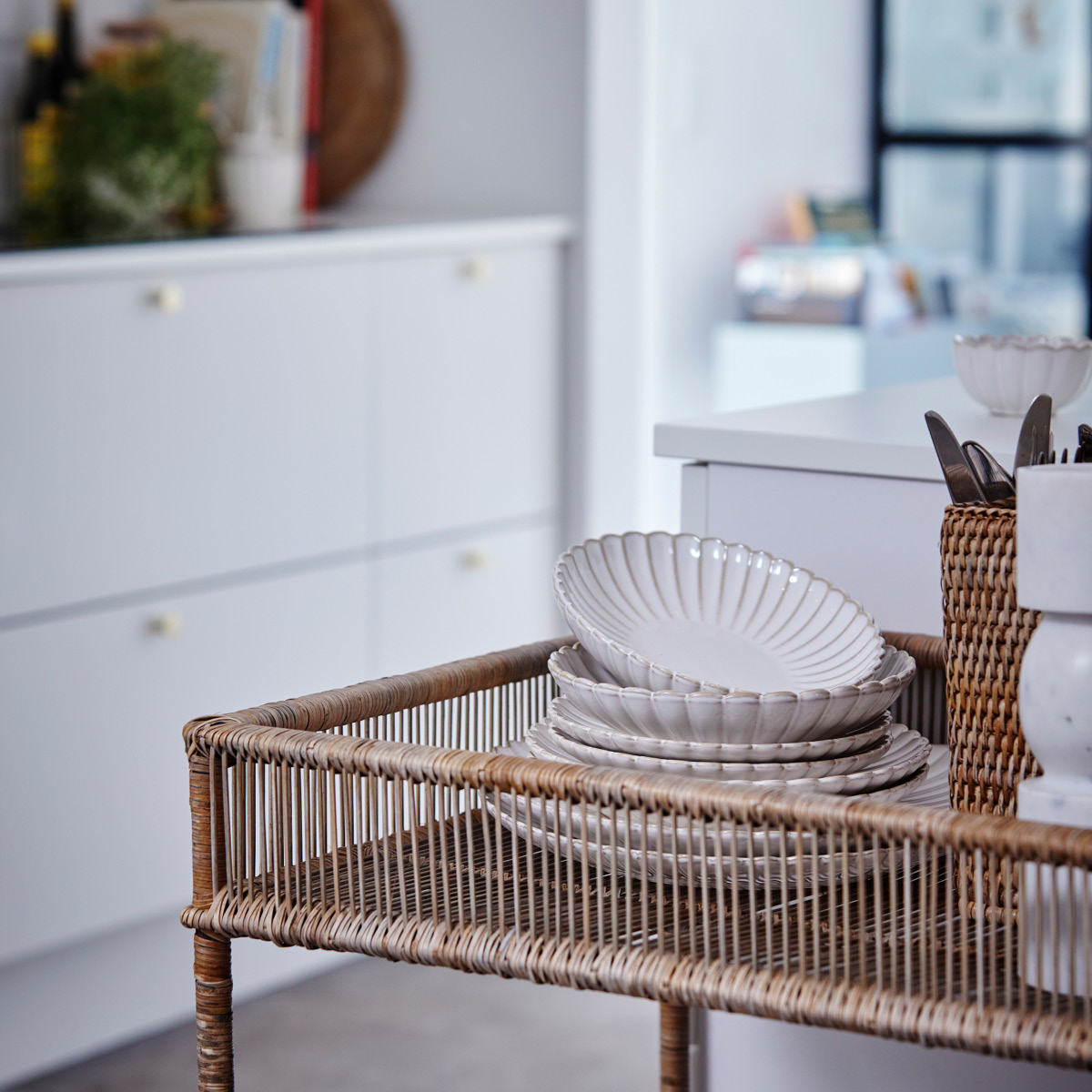 Lene Bjerre Camille Lautanen 27 cm Luunvalkoinen