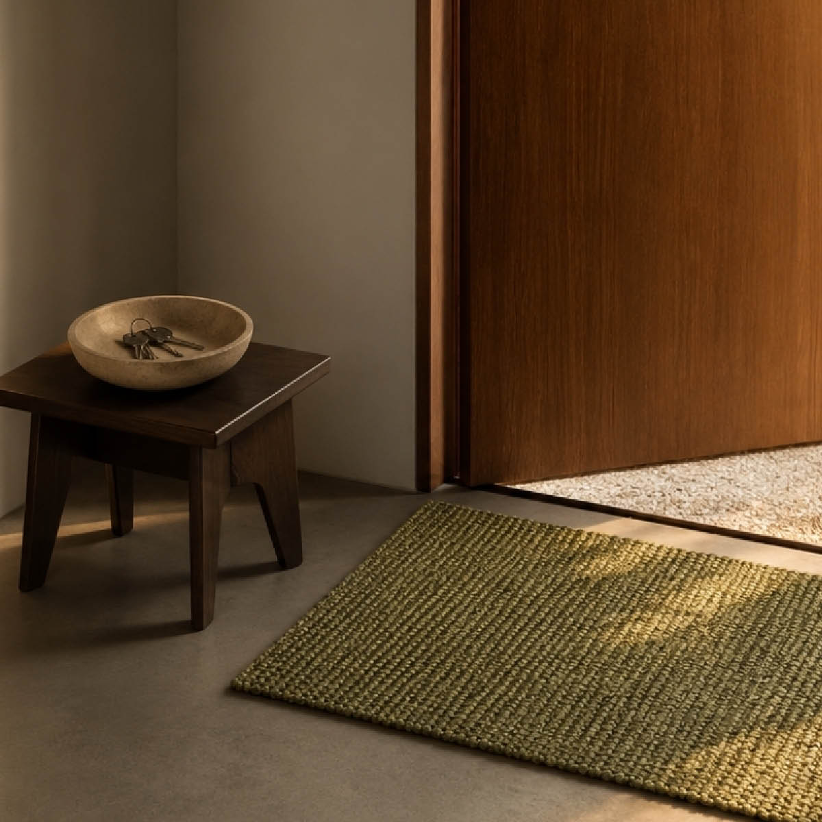 Deco Nord Kerala dörrmatta 60x90 cm Olive night
