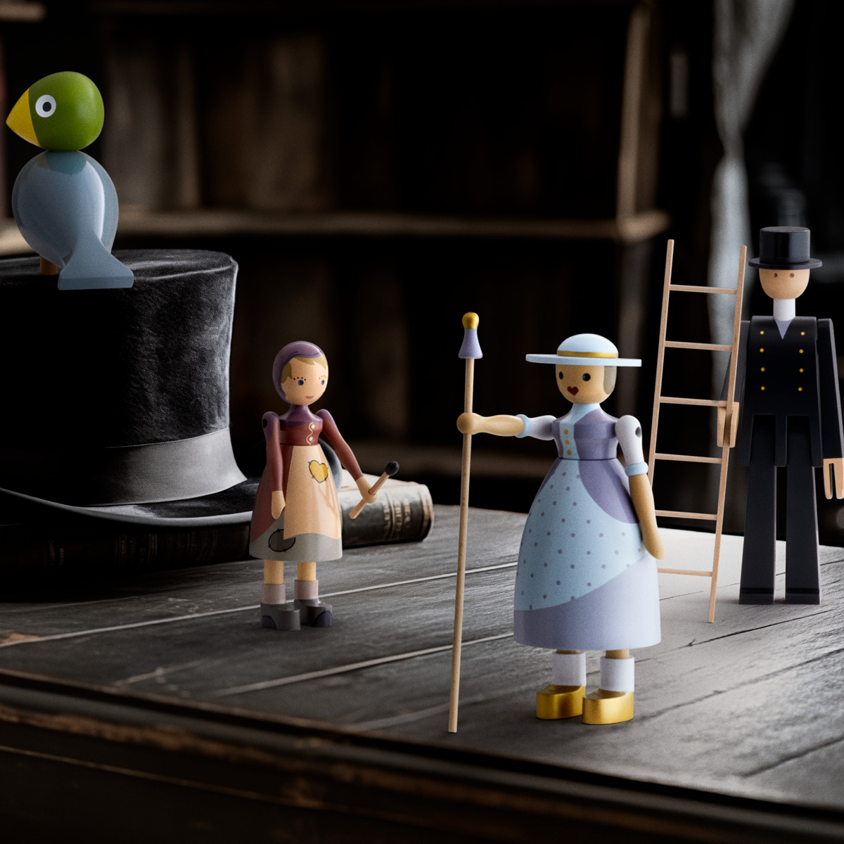 Kay Bojesen Denmark Pieni tulitikkutyttö 14,5 cm