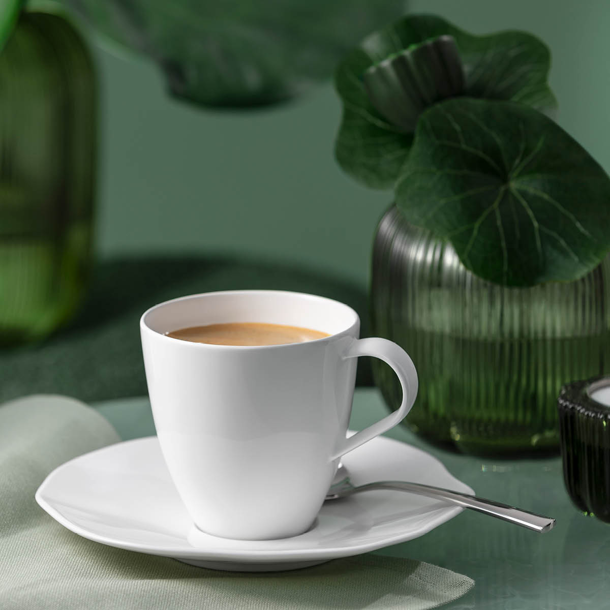 Villeroy & Boch Pura fat til kaffekopp 16x15 cm hvit