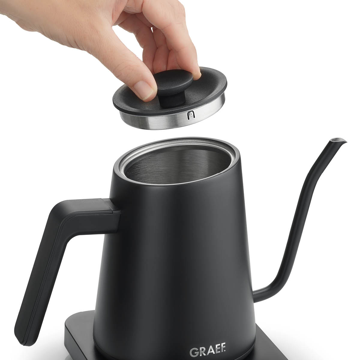 Graef Vattenkokare pour over GK502 0,9 L 1200W matt svart