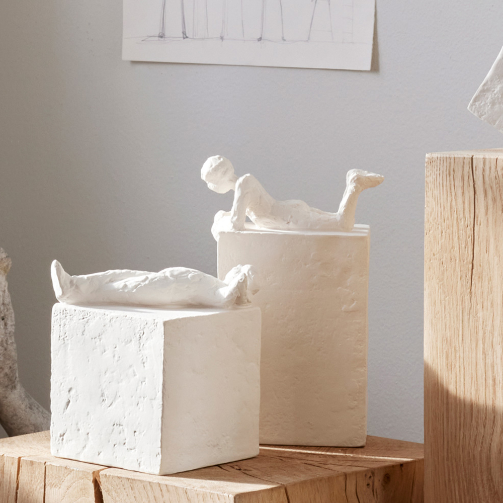 Kähler Astro Aquarius 19 cm Vit