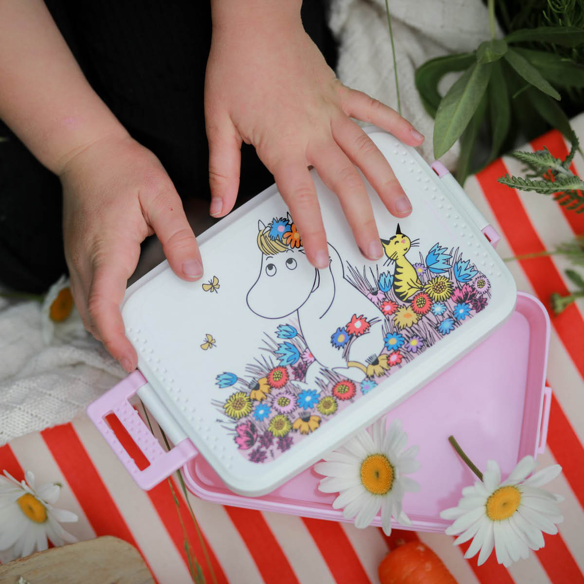 Rätt Start Mumin matlåda Äng rosa