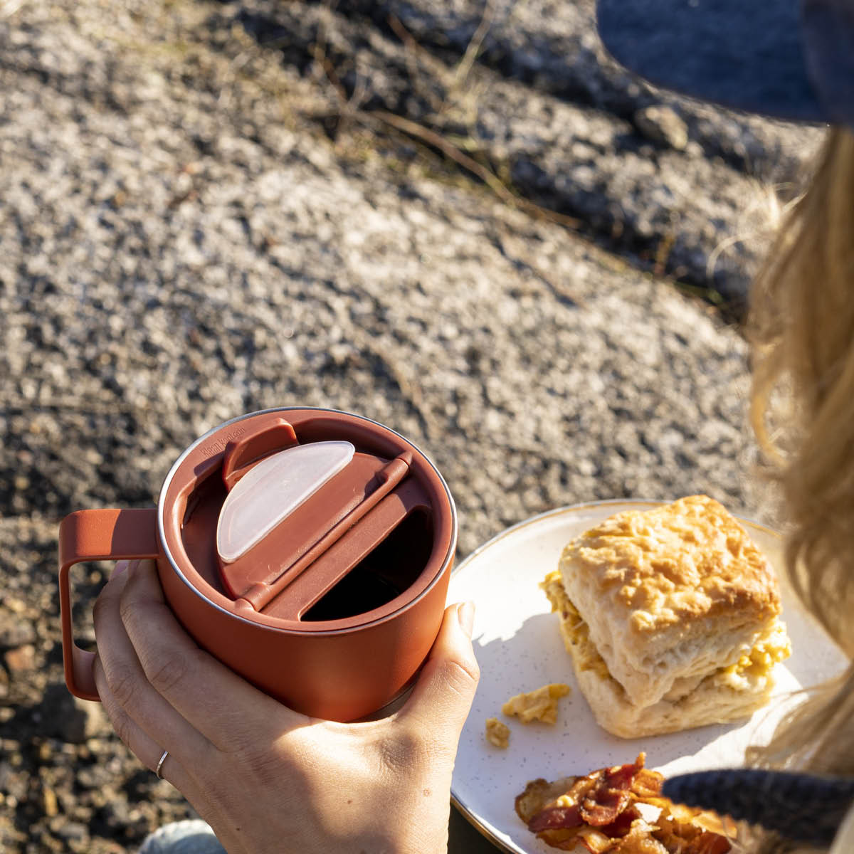 Klean Kanteen Rise mugg 41 cl med fliplock Autumn Glaze