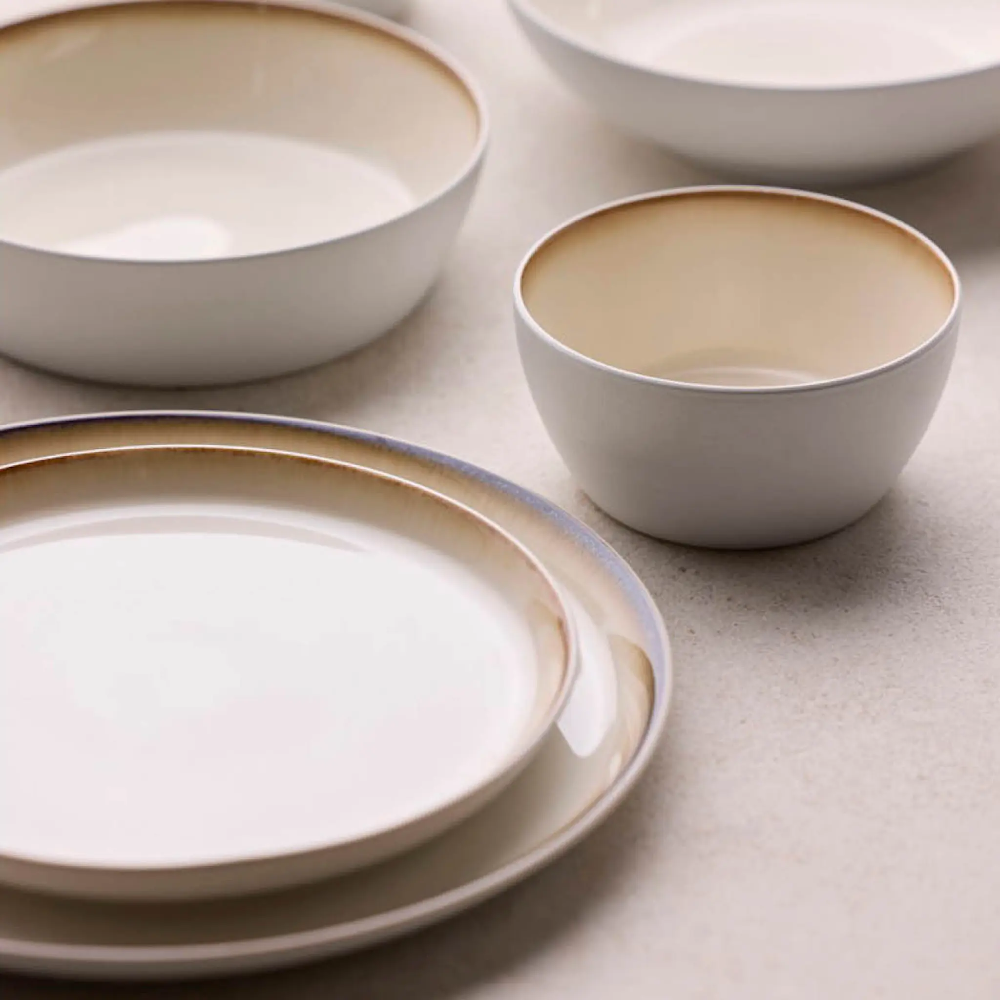 Bitz Gastro tallrik 21 cm vit/gräddvit