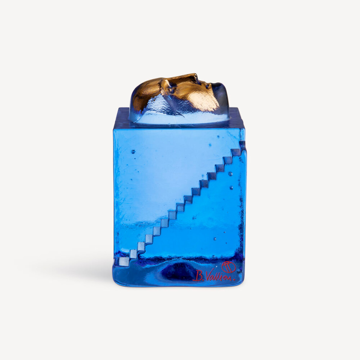 Kosta Boda Fortress Man BV AC-25 blå