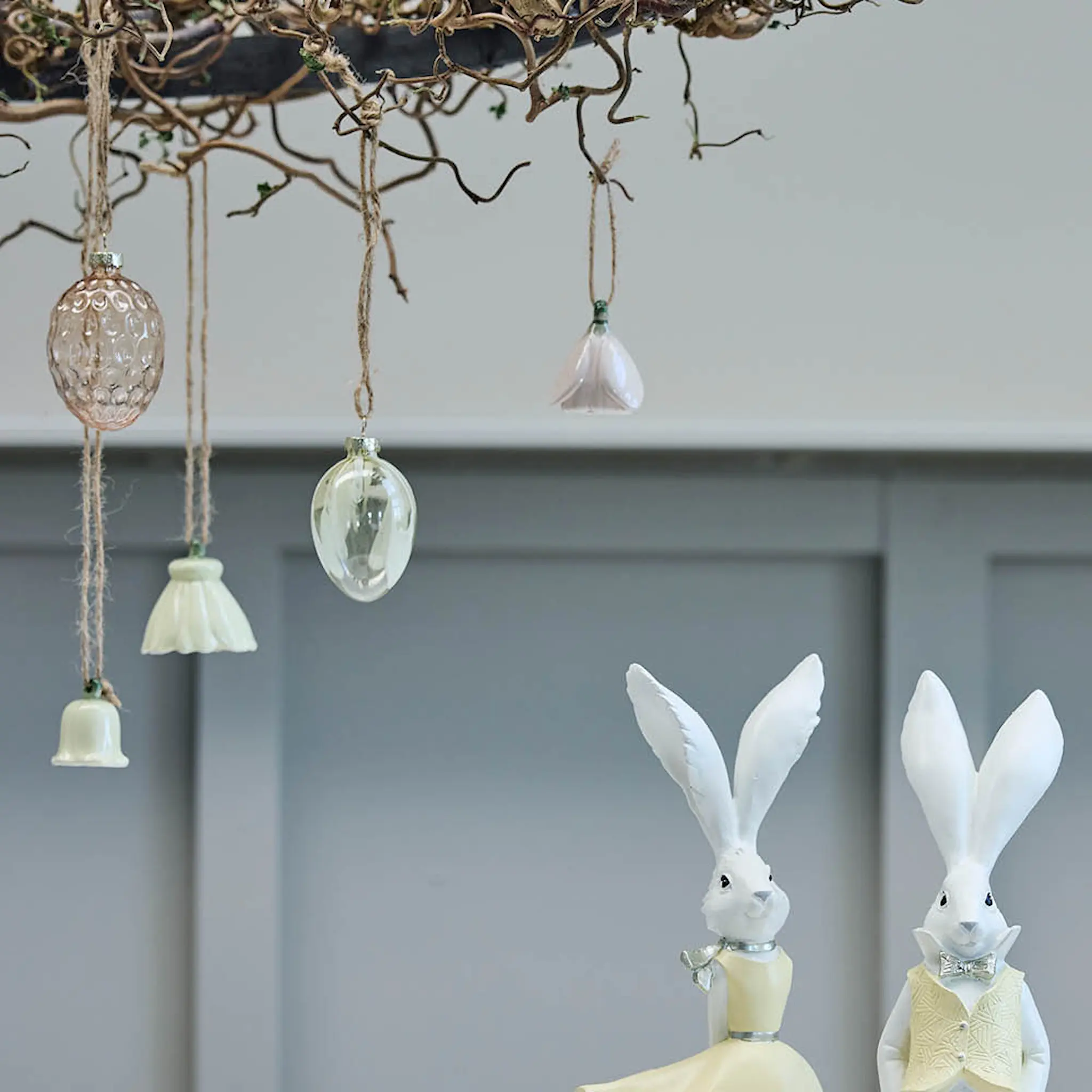 Lene Bjerre Dehlia Riippukoriste kukka 4,5 cm 3 kpl Vaaleanvihreä