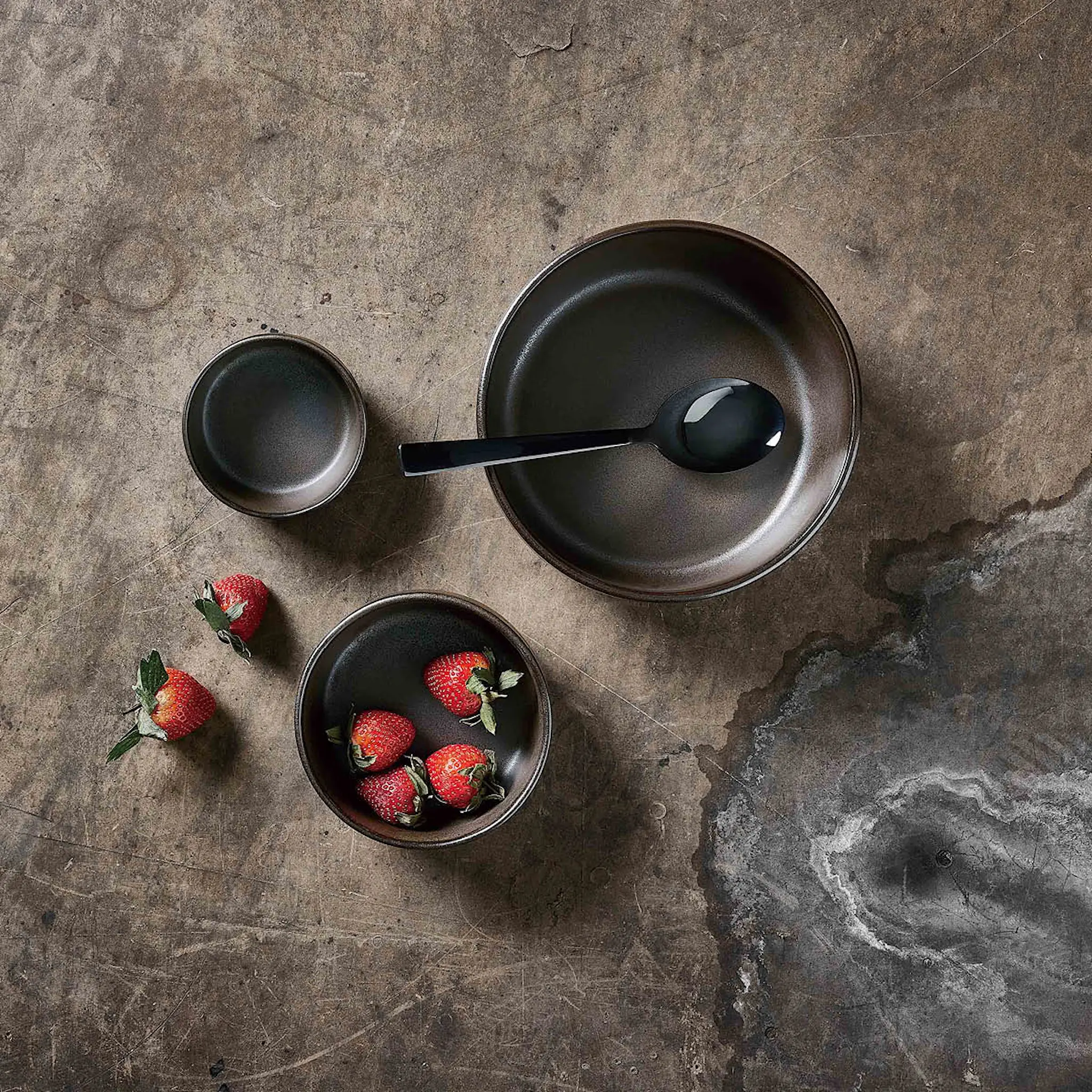 Aida Raw Kulho 13,5 cm Metallic Brown