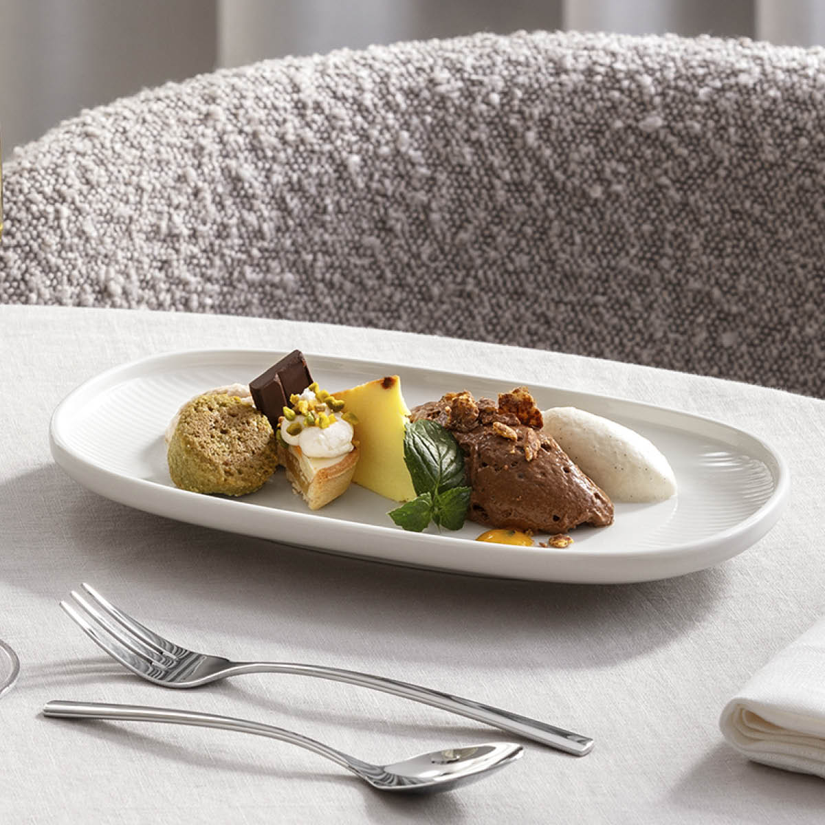 Villeroy & Boch Afina tallerken 23x13 cm hvit