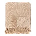 Okapi pläd 160x130 cm brun/sand