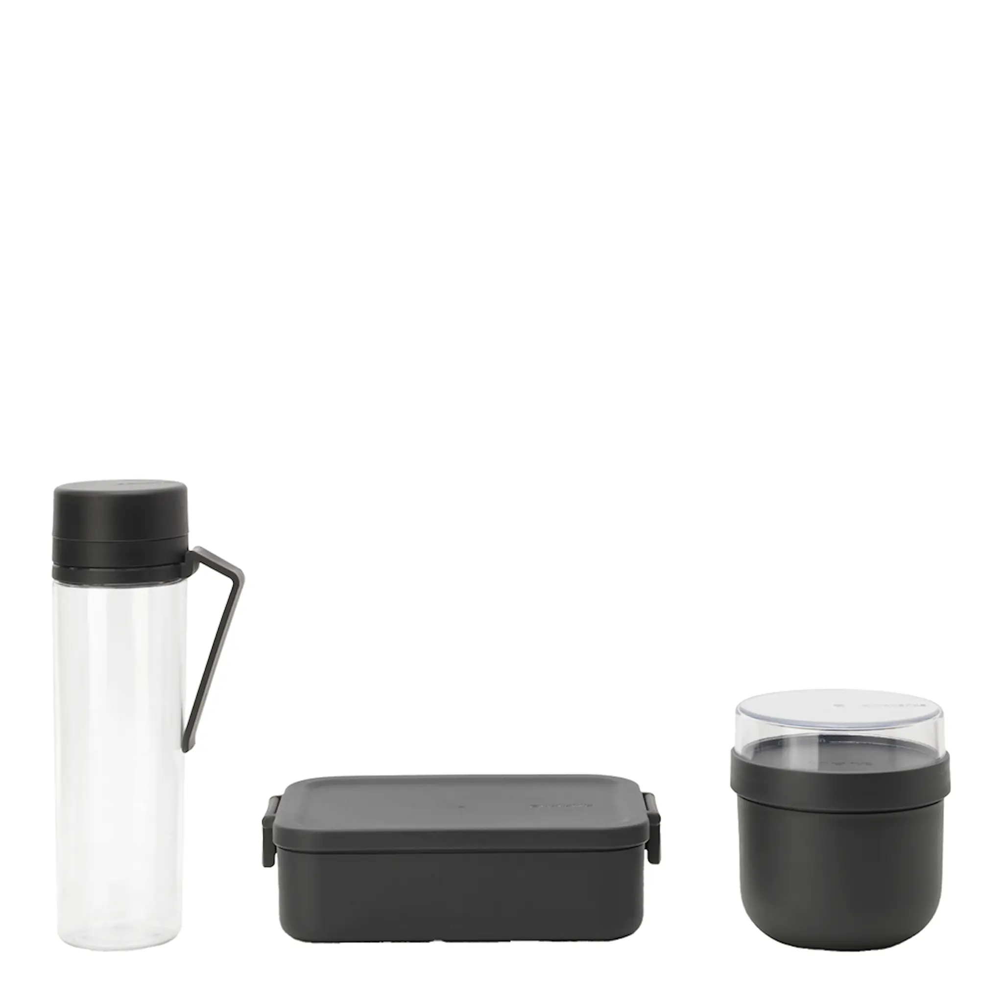 Brabantia Make & Take aamiainen- ja lounassetti 3 osaa tummanharmaa