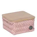 Top Fit Tiny förvaringskorg med lock 13x13x8 cm copper blush