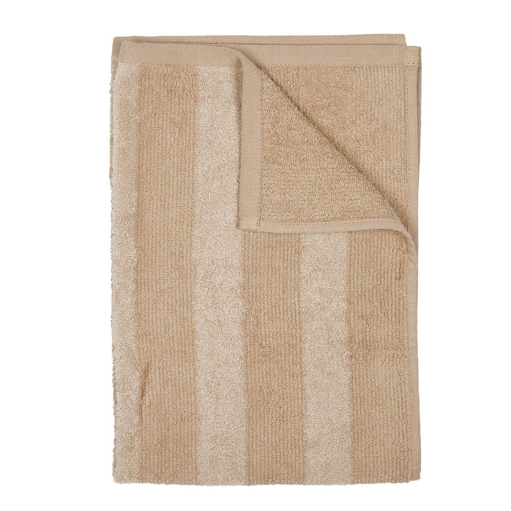 Fondaco Stripe handduk 50x70 cm sand
