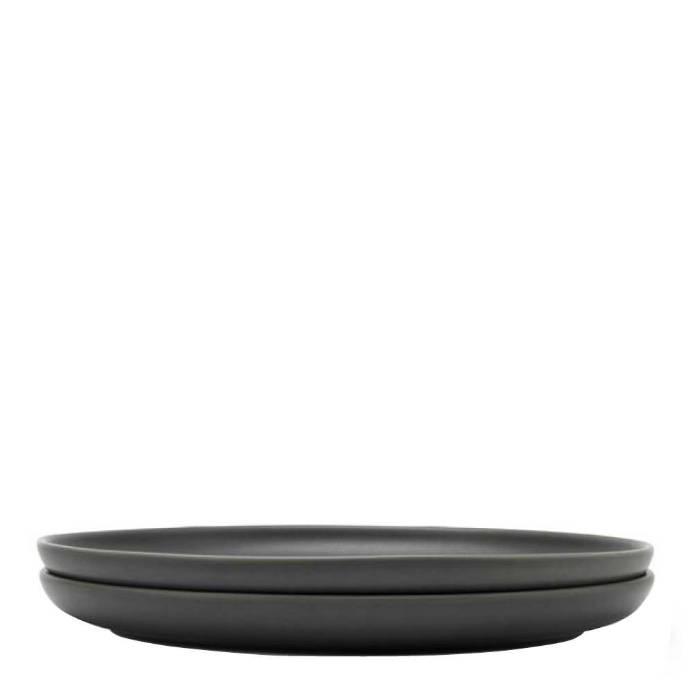 Knabstrup Keramik Tavola Tallrik 27 cm 2-Pack Grå