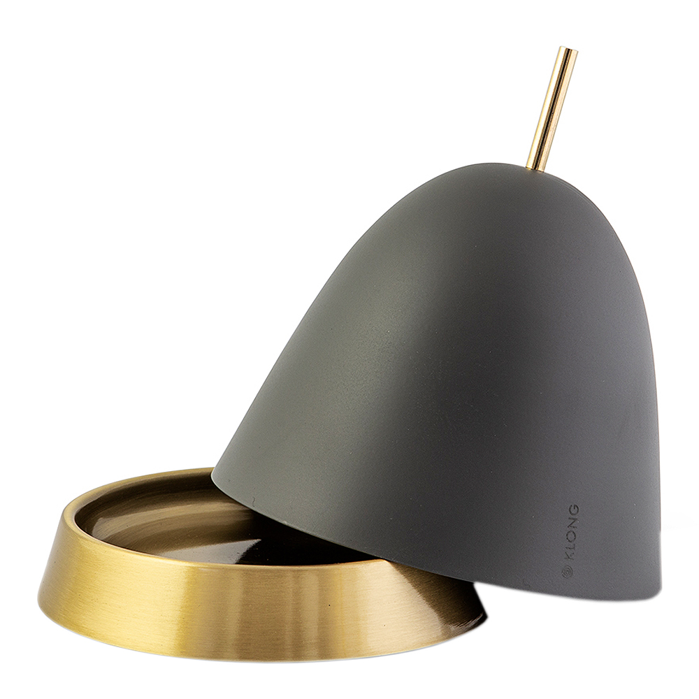 Klong - Gömma Tarjoiluastia 15 cm Harmaa/Messinki