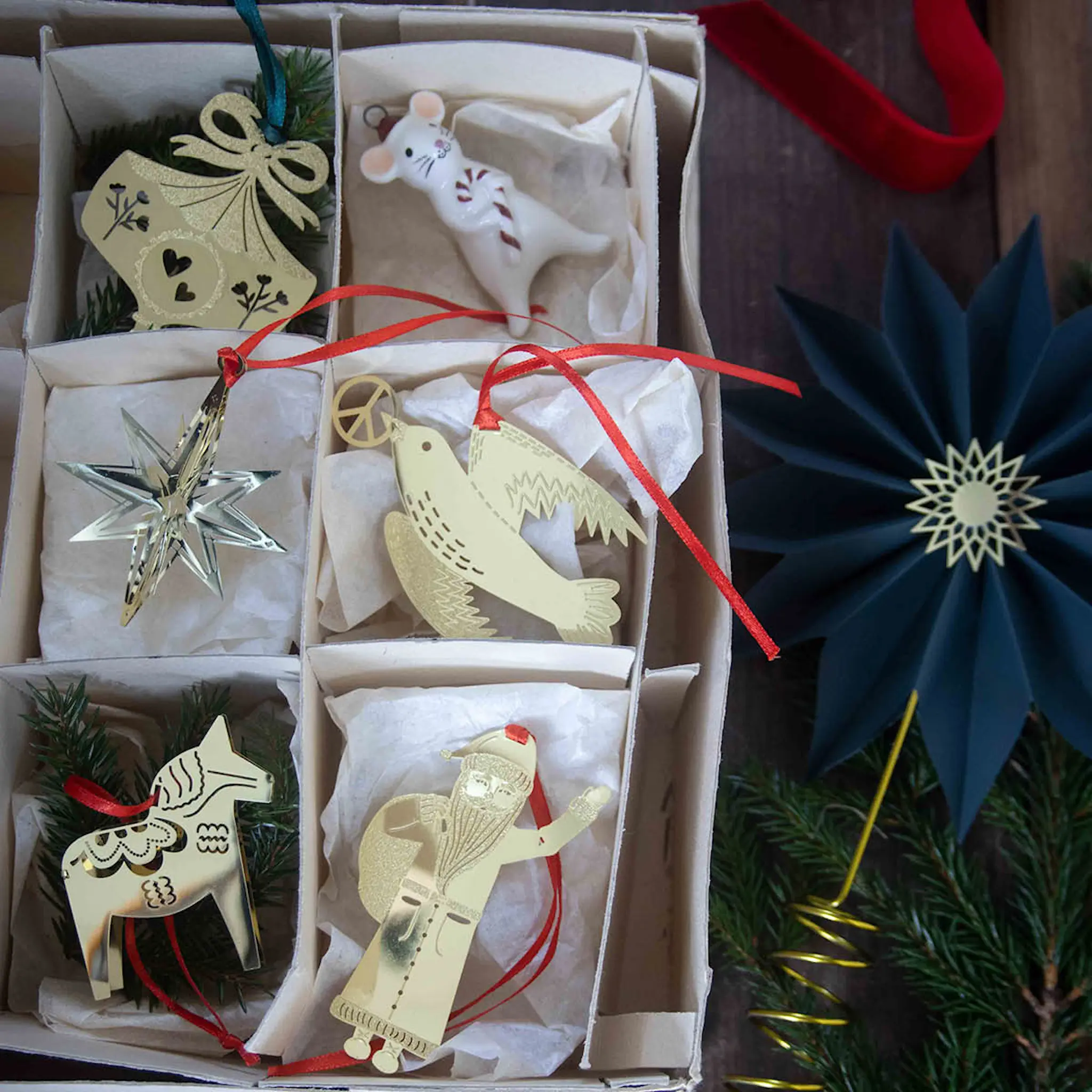 Pluto Julepynt 6 cm Christmas Horse