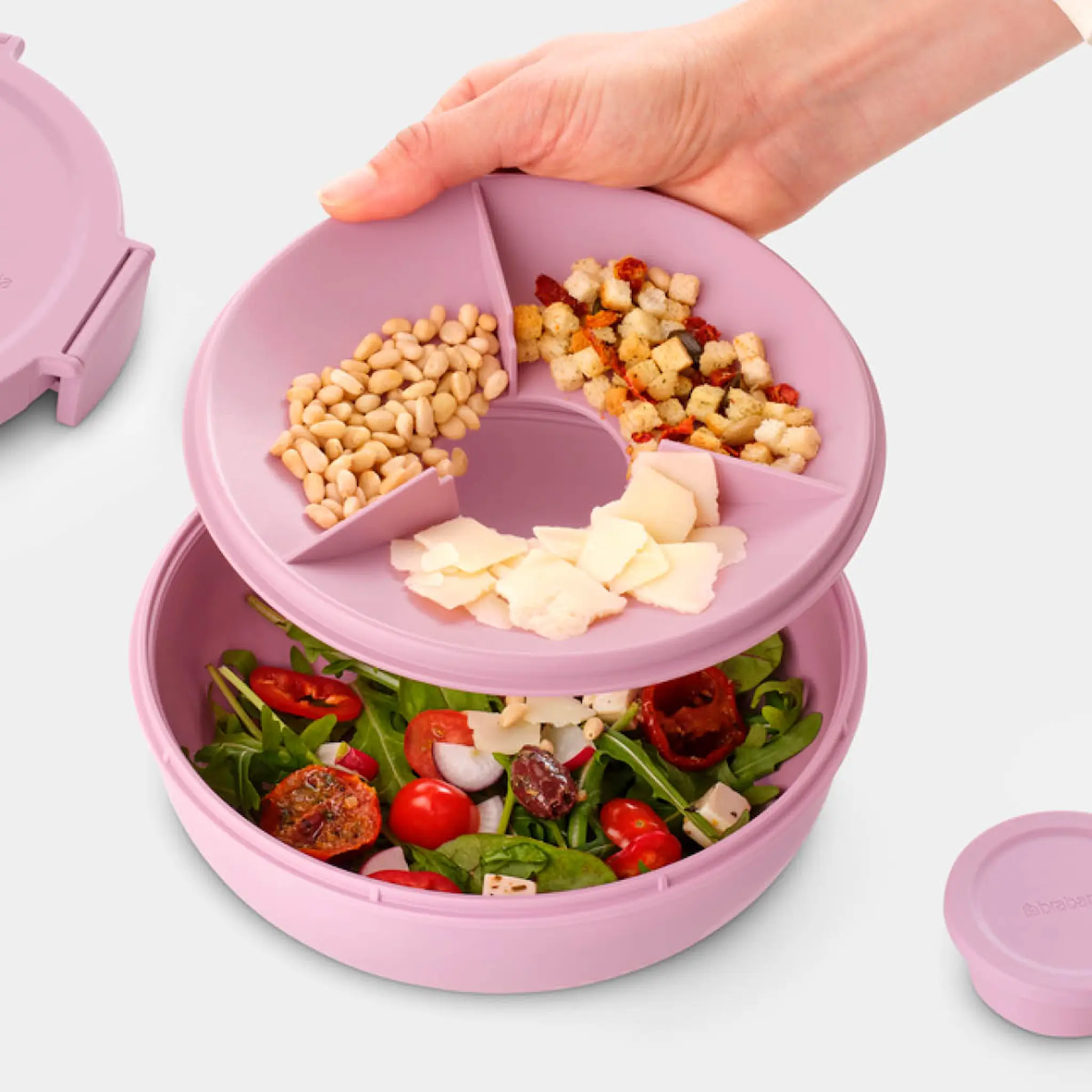 Brabantia Make & Take salatskål 1,3L lilac pink