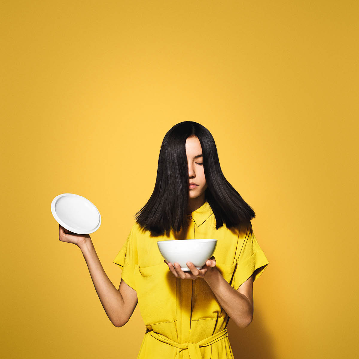 Thomas Loft skål 16 cm hvit