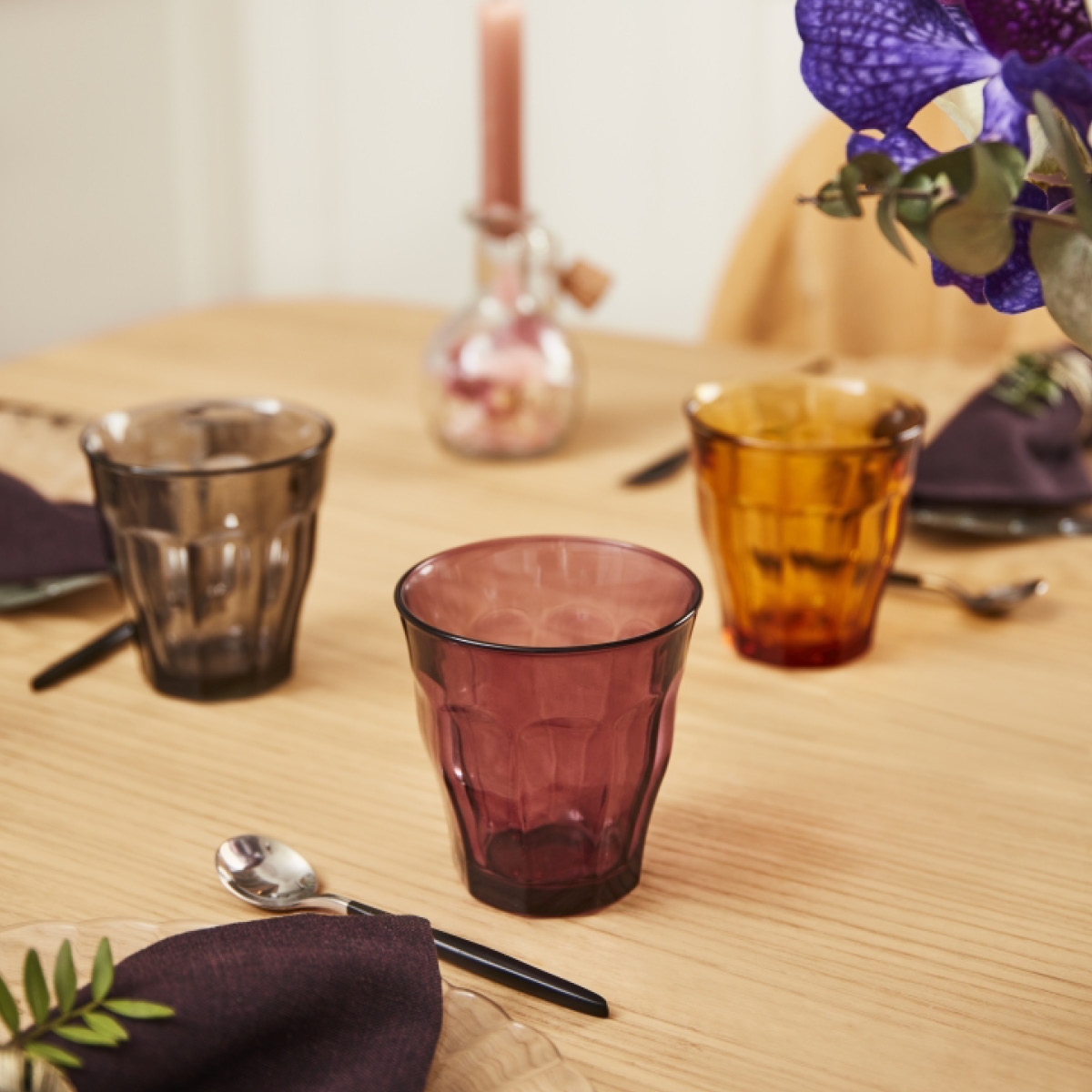 Duralex Picardie vattenglas 25 cl 6-pack amber