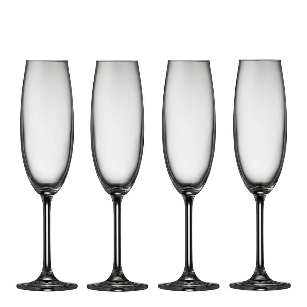 Lyngby Glas Juvel champagneglass 22 cl 4 stk