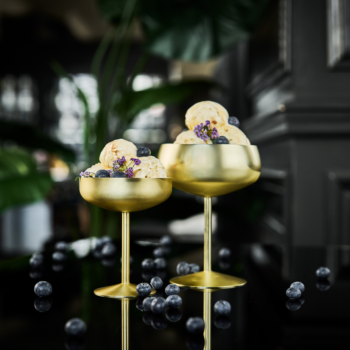 Modern House Sontell Gold champagneglas 45 cl stål/guld