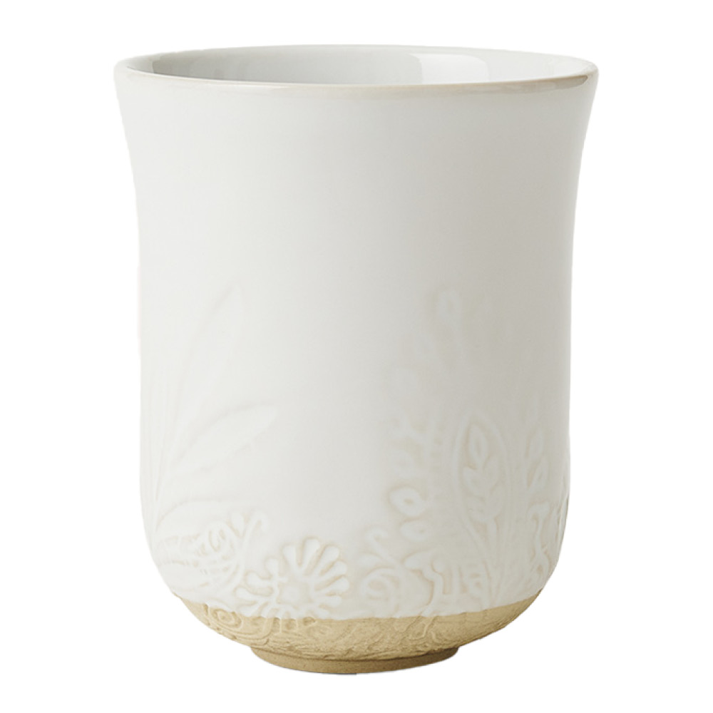 Sthål Arabesque mugg utan öra 30 cl white