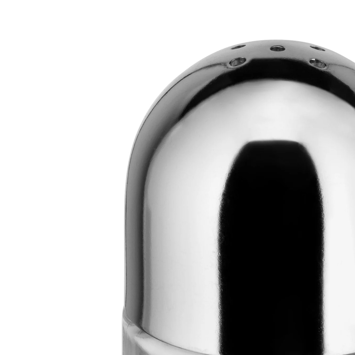 Alessi Salt Castor saltströare 10 cm stål/glas