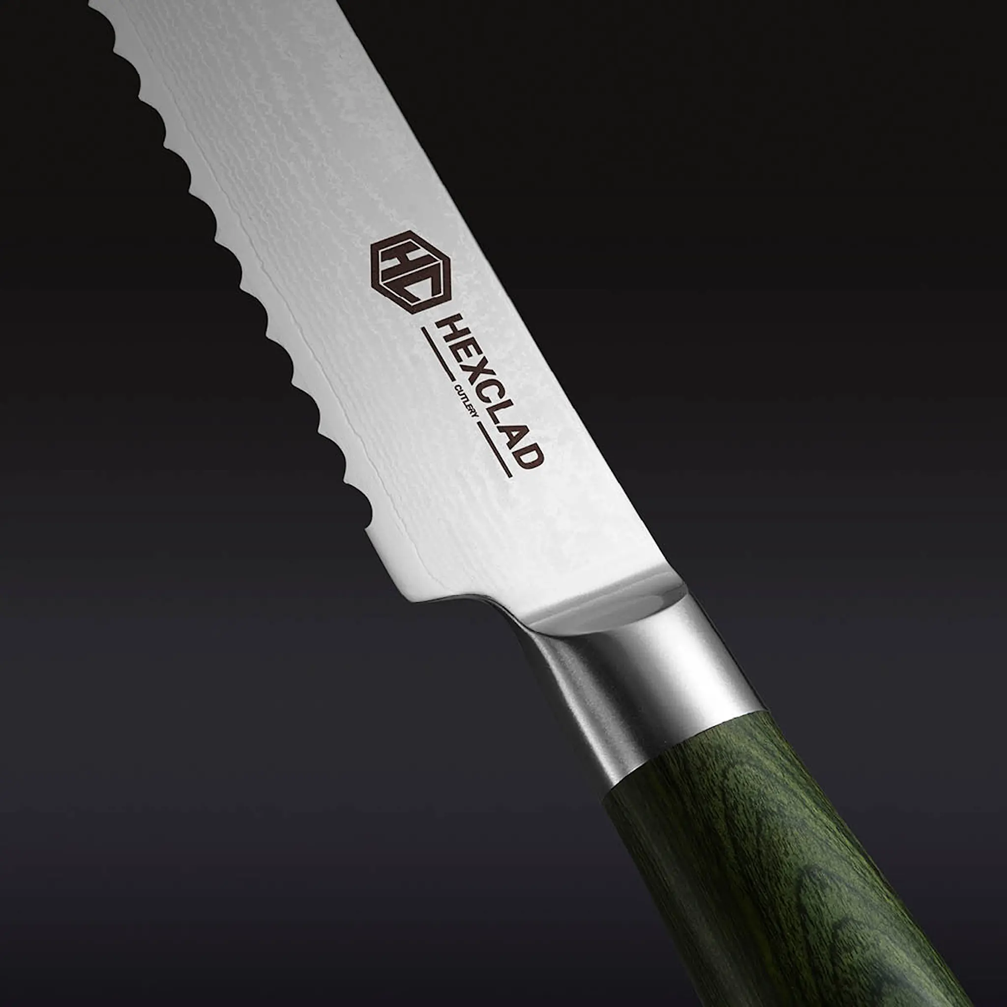 Hexclad Hybrid Brödkniv 20 cm Rostfri