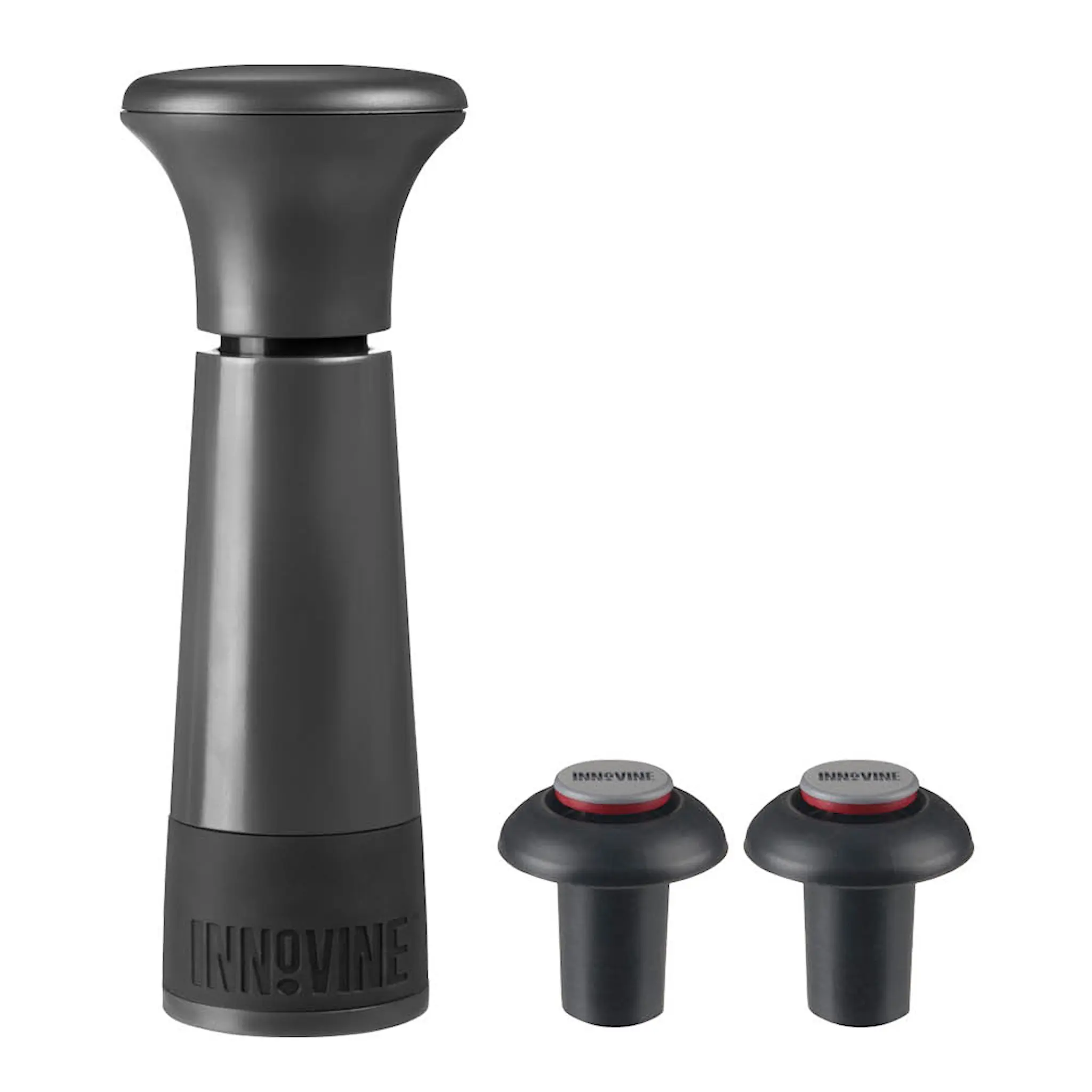 Innovine Vakuumpumpe-vinsparer 18x11,5 cm grafitt